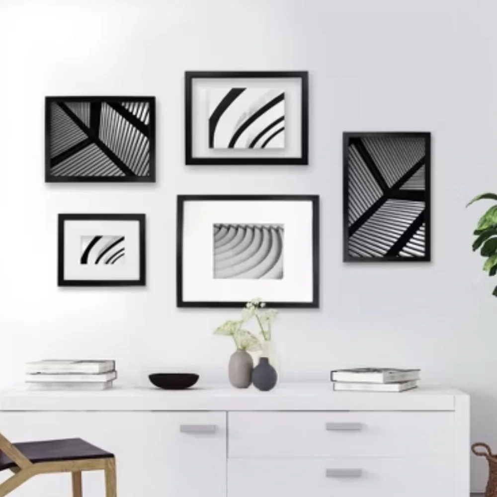 NWT Threshold™: Modern MDF Wall Mount, Glass Glazing, Holds Posters & Photos